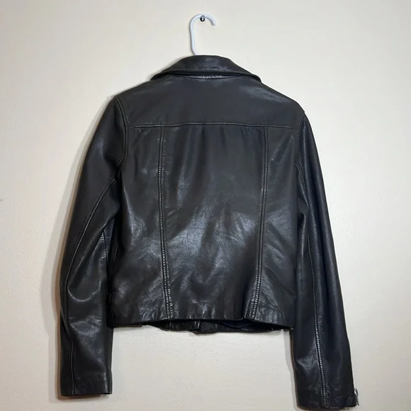ALLSAINTS Prescott Biker Jacket Khaki Green